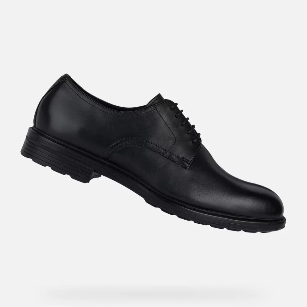 Geox WALK PLEASURE HOMEM - SAPATOS ELEGANTES de homem preto Cheap