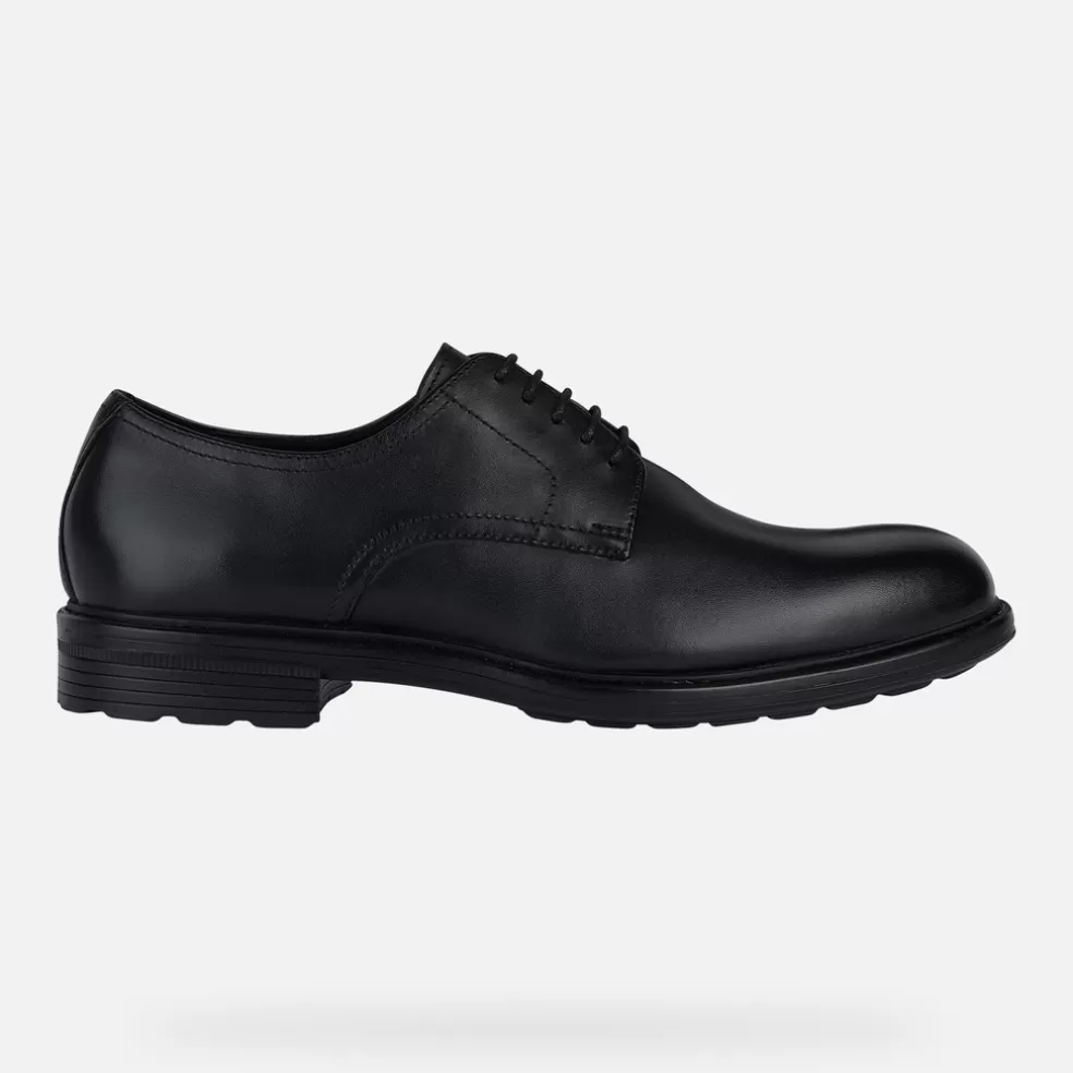 Geox WALK PLEASURE HOMEM - SAPATOS ELEGANTES de homem preto Cheap