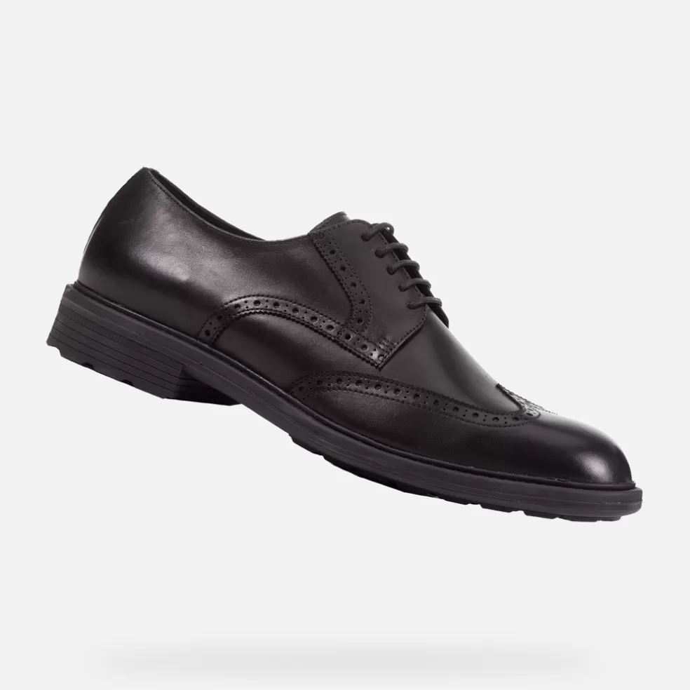 Geox WALK PLEASURE HOMEM - SAPATOS ELEGANTES de homem preto Clearance