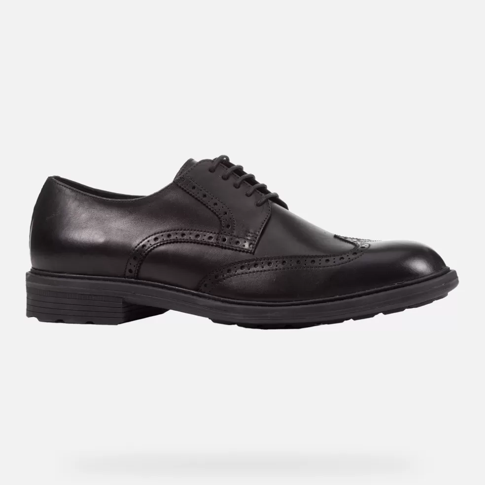 Geox WALK PLEASURE HOMEM - SAPATOS ELEGANTES de homem preto Clearance