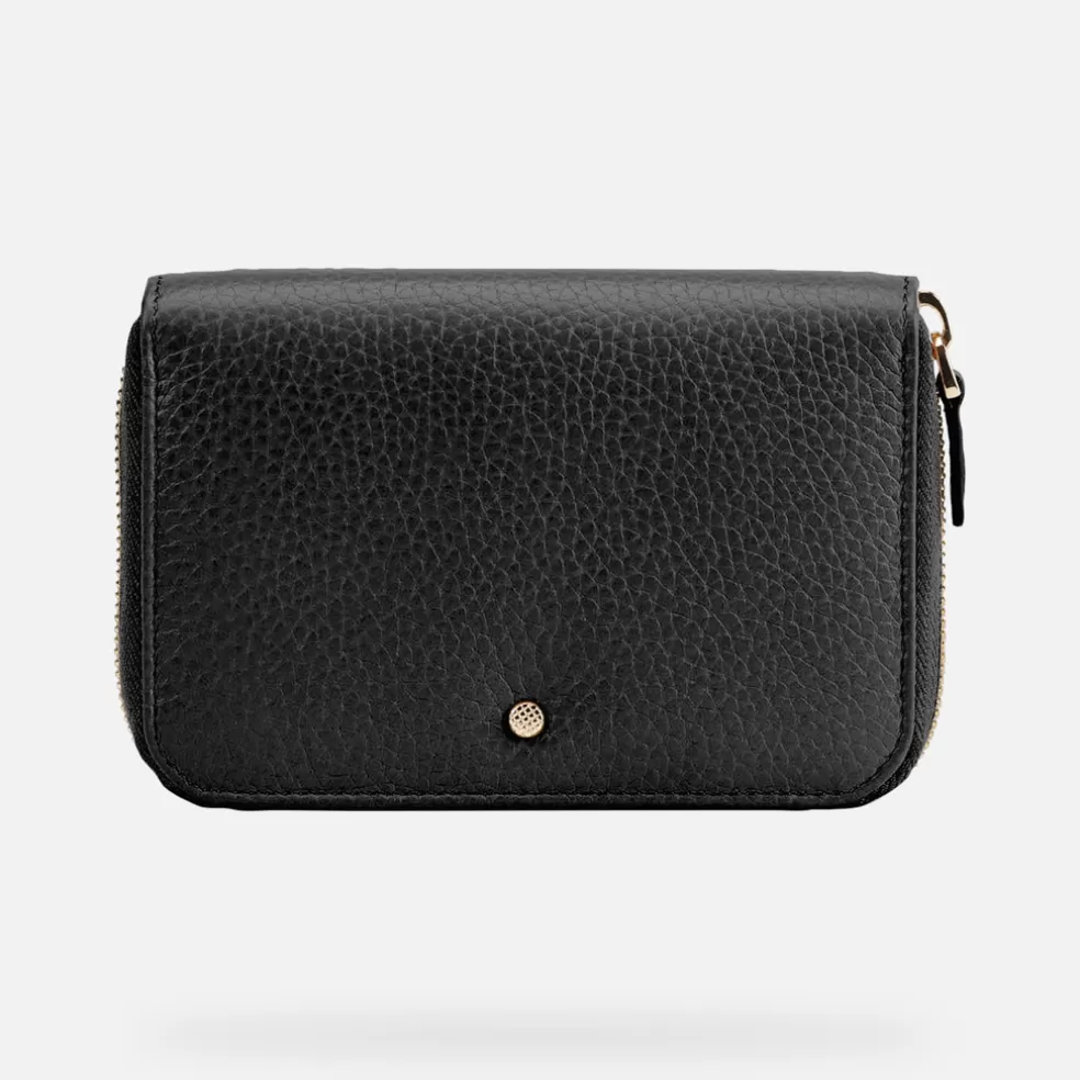 Geox WALLET MULHER - CARTEIRAS de mulher preto Store