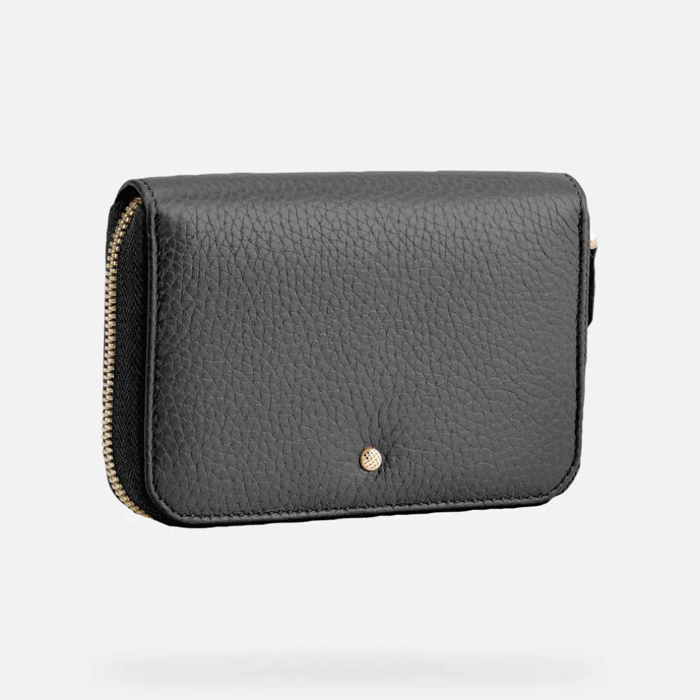 Geox WALLET MULHER - CARTEIRAS de mulher preto Store