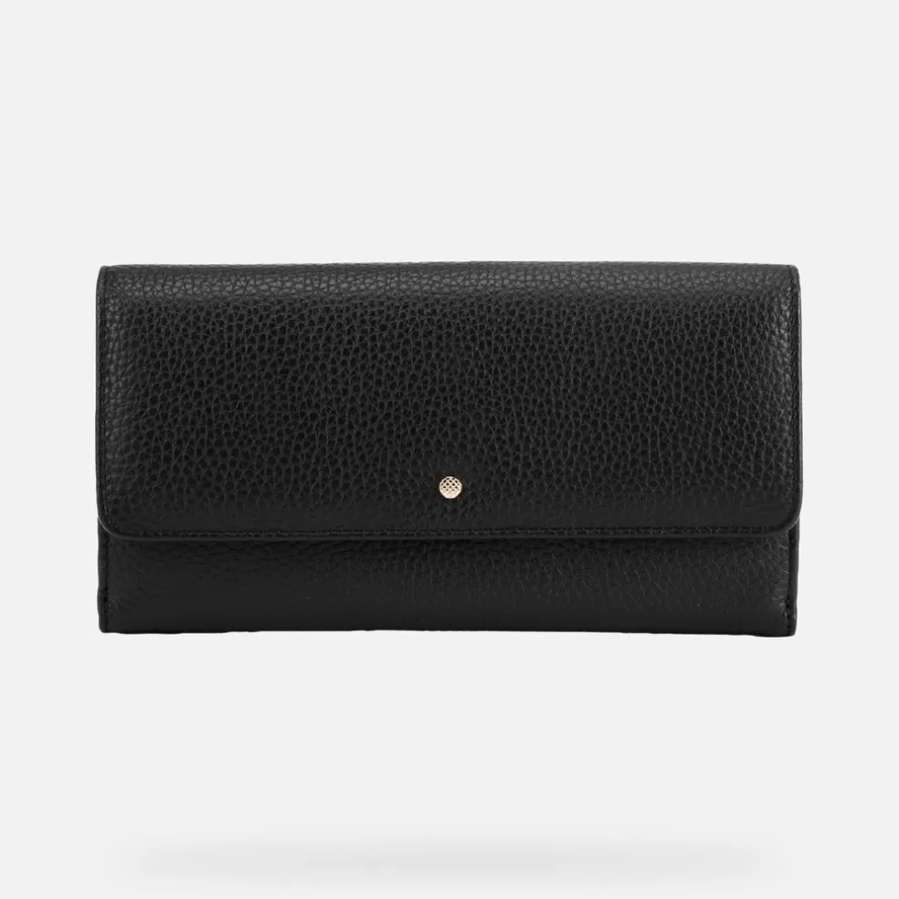 Geox WALLET MULHER - CARTEIRAS de mulher preto Shop