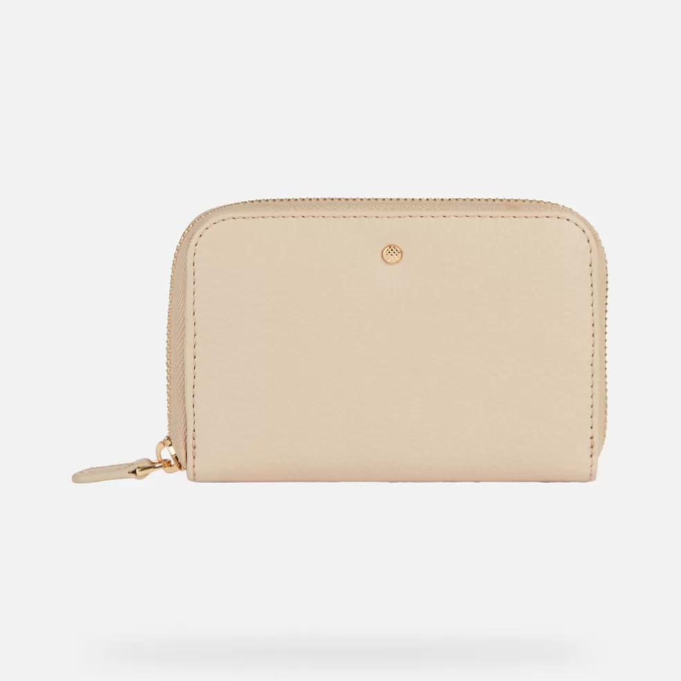 Geox WALLET MULHER - CARTEIRAS de mulher branco leite Outlet