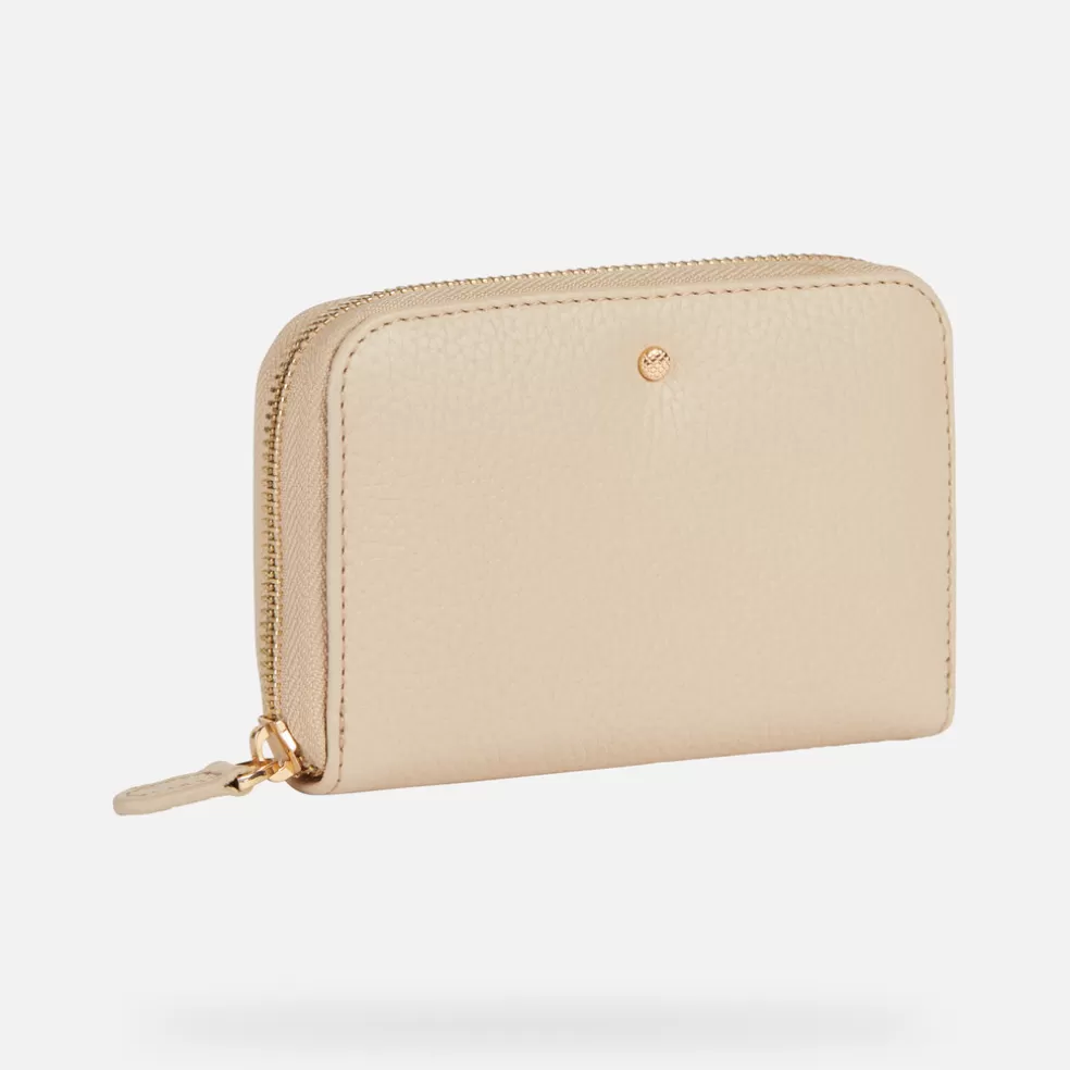 Geox WALLET MULHER - CARTEIRAS de mulher branco leite Outlet