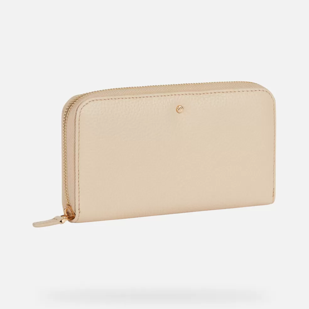 Geox WALLET MULHER - CARTEIRAS de mulher branco leite Online