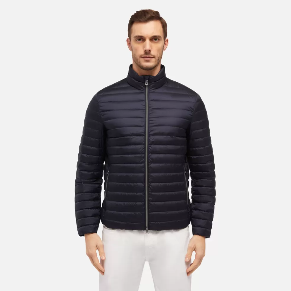 Geox WARRENS HOMEM - ANORAQUES de homem azul noite Fashion