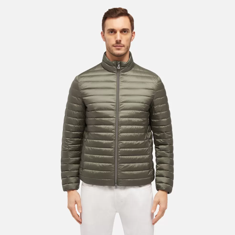 Geox WARRENS HOMEM - ANORAQUES de homem verde azeitona Cheap