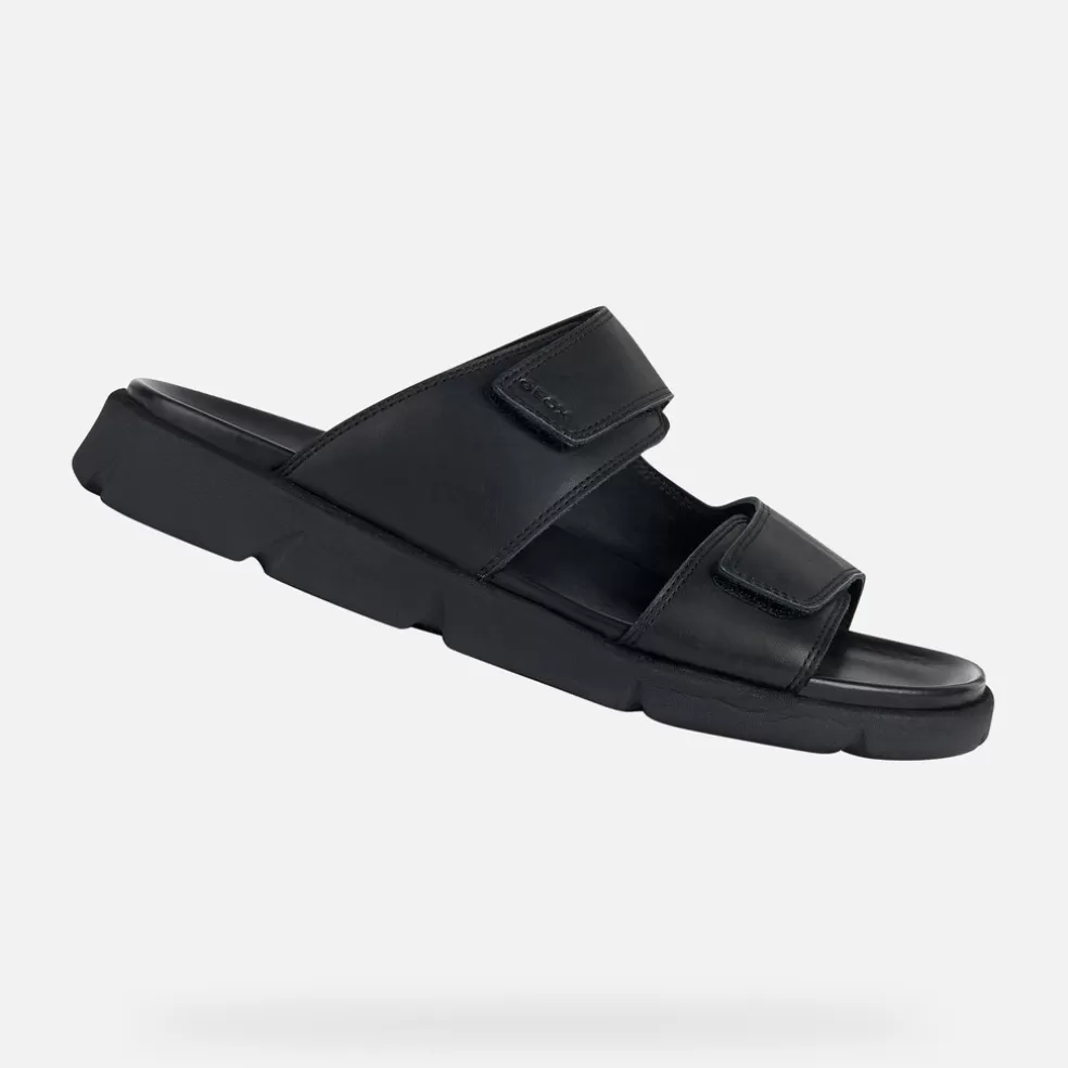 Geox XAND 2S HOMEM - CHINELOS E PANTUFAS de homem preto Best