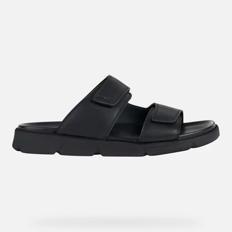 Geox XAND 2S HOMEM - CHINELOS E PANTUFAS de homem preto Best