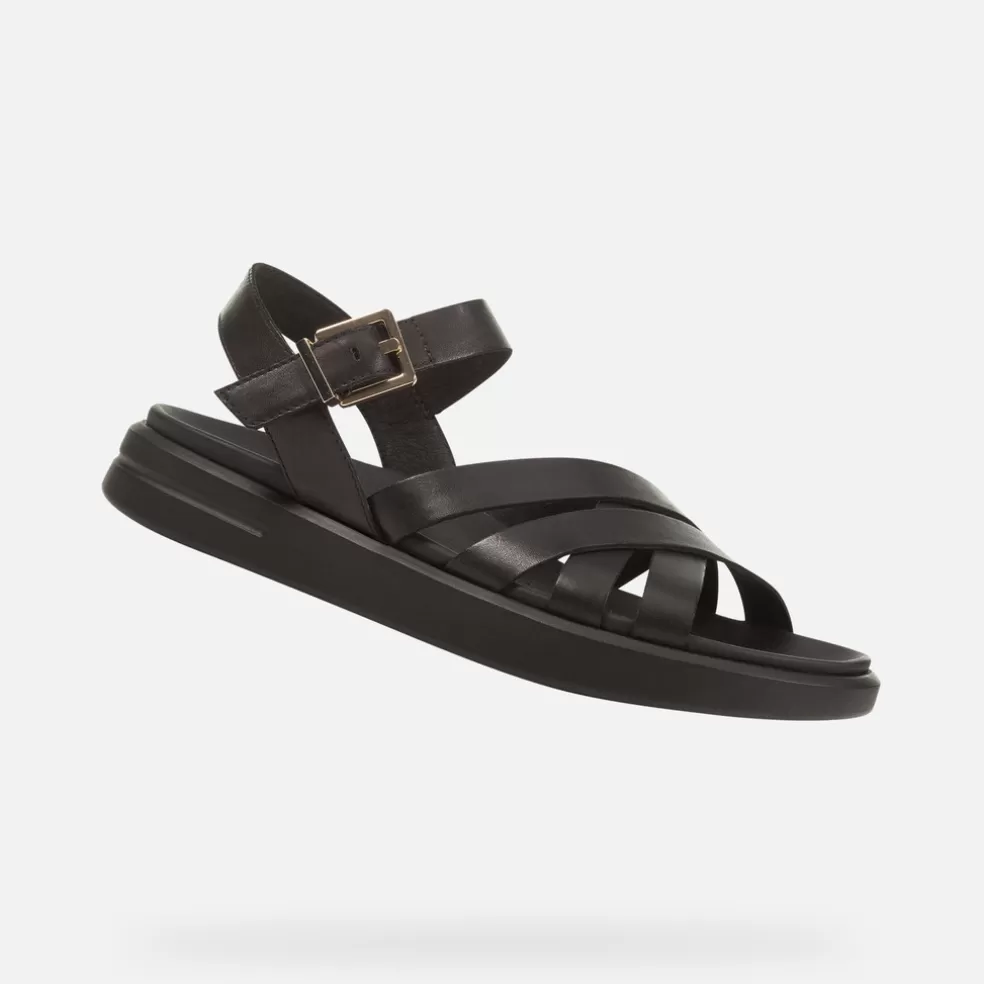 Geox XAND 2S MULHER - SANDÁLIAS de mulher preto Sale